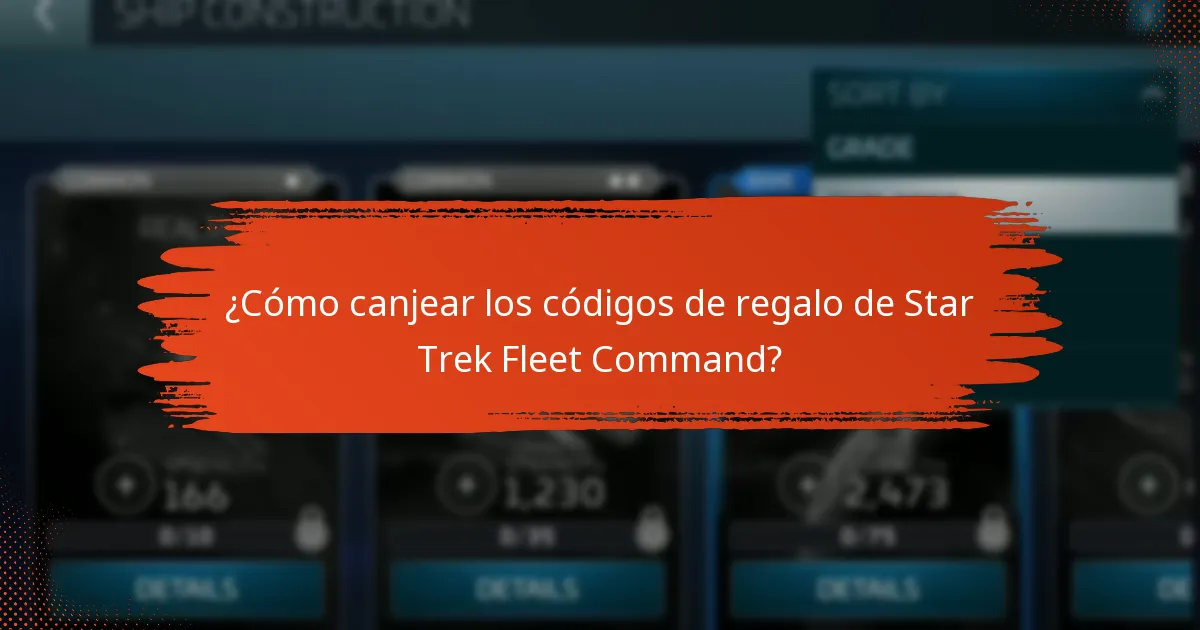 ¿Cómo canjear los códigos de regalo de Star Trek Fleet Command?