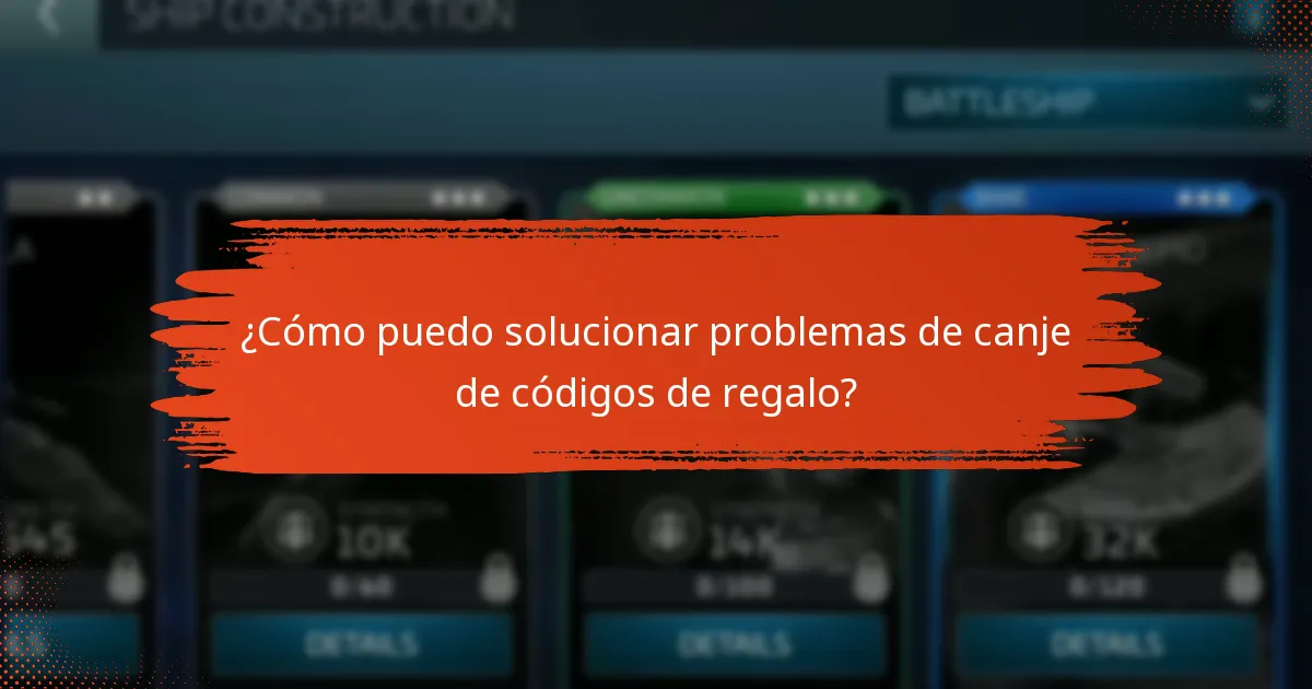 ¿Qué problemas comunes surgen al canjear códigos de regalo?