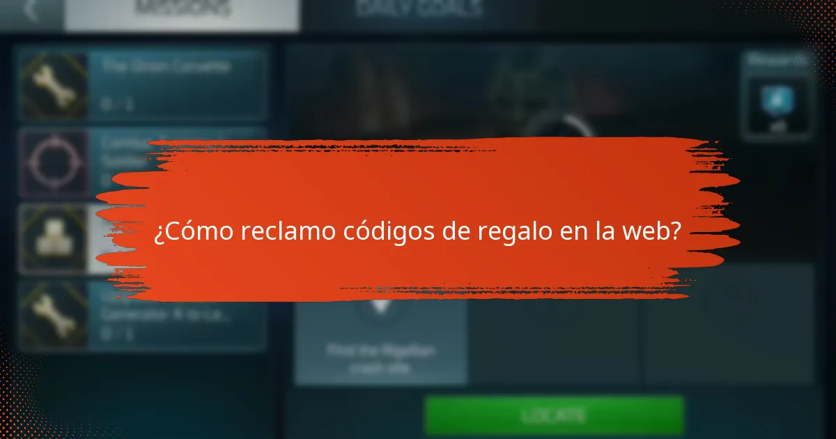 ¿Cómo reclamo códigos de regalo en móvil?