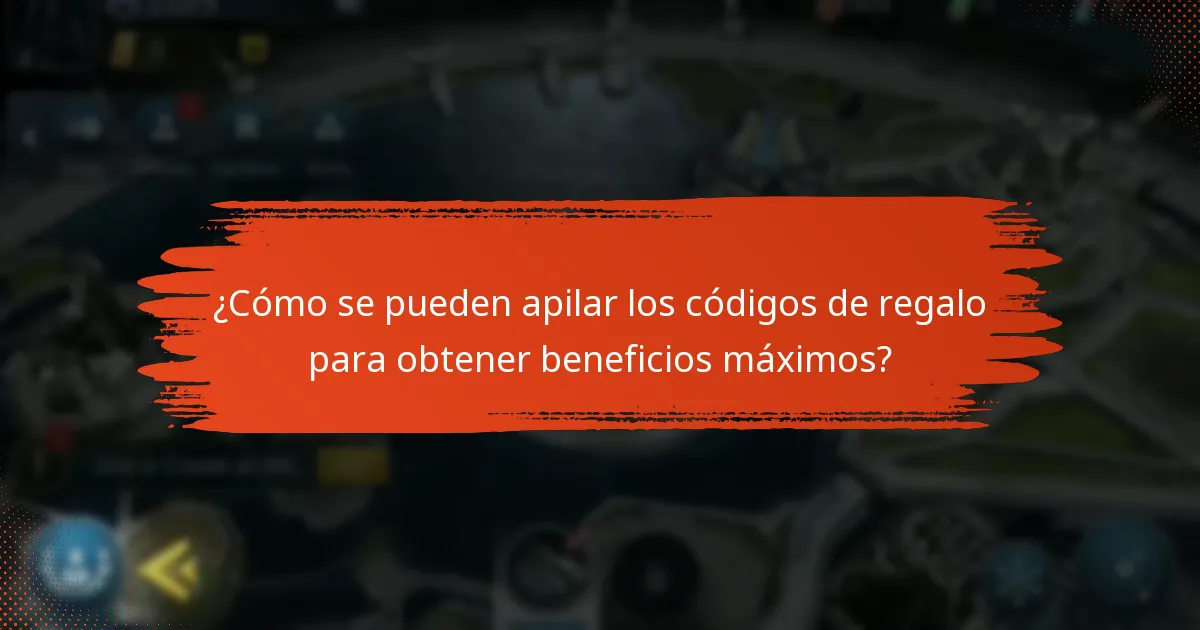 ¿Qué beneficios para los personajes proporcionan los códigos de regalo?