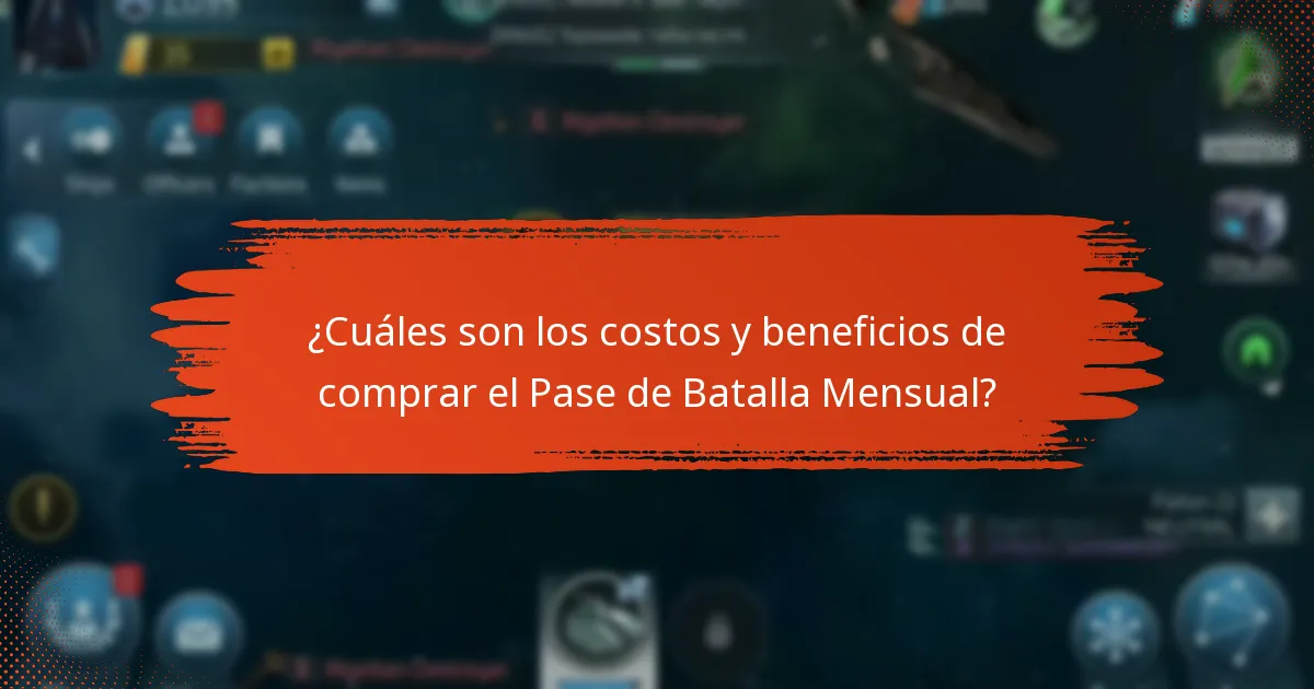 ¿Cuáles son los costos y beneficios de comprar el Pase de Batalla Mensual?